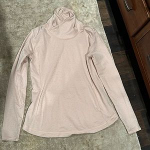 Calia light pink mock neck sweatshirt